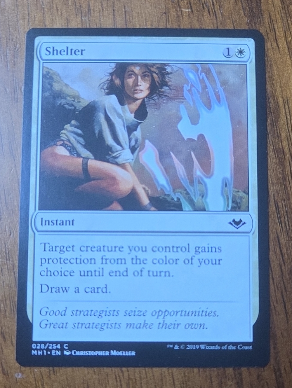 Magic: The Gathering Shelter - White Instant Card